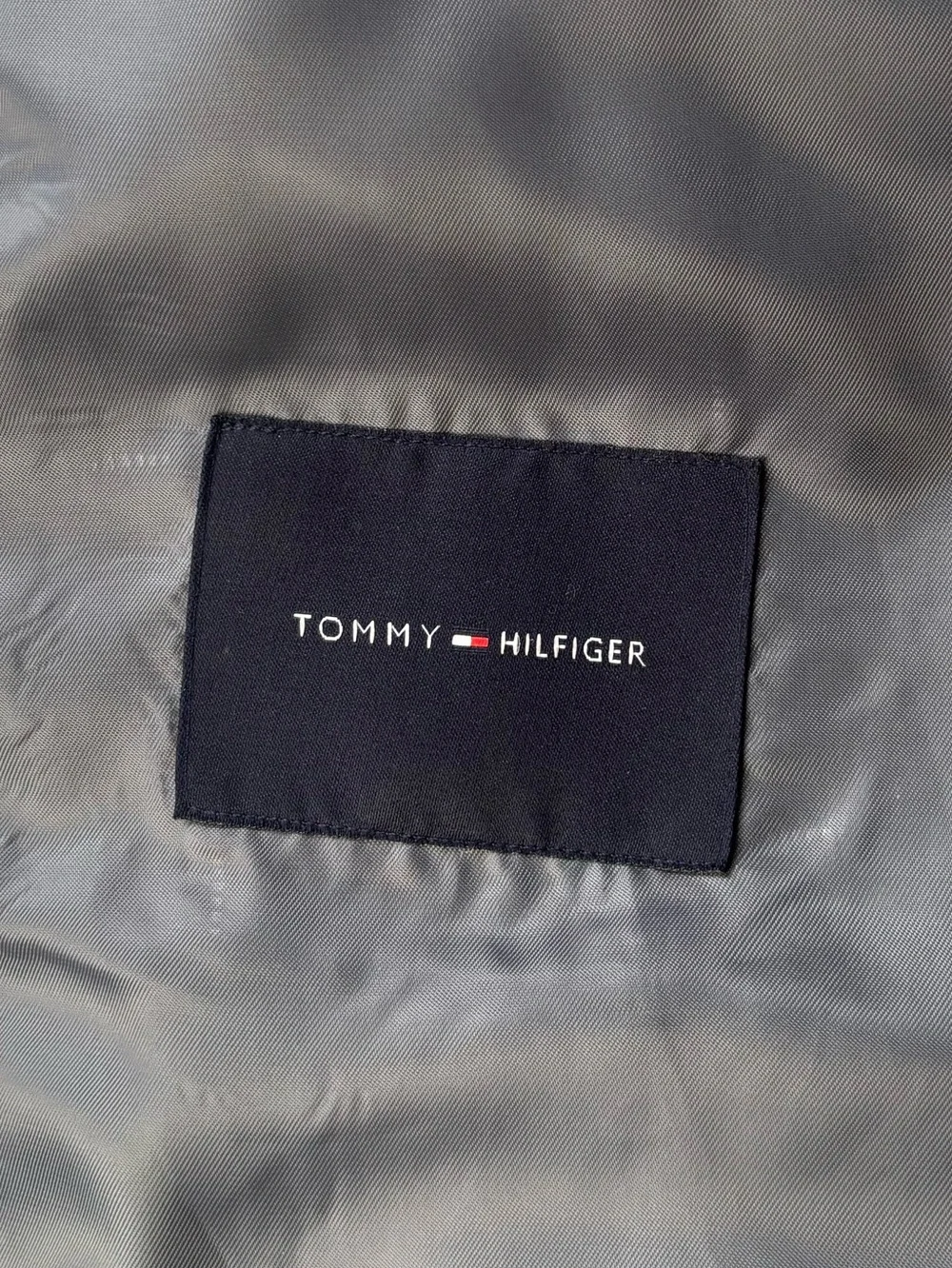 NWOT Tommy Hilfiger Gray Micro Houndstooth Plaid Two-Button Sport Coat Size 50 R